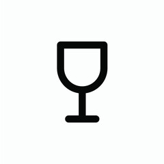 wine icon vector