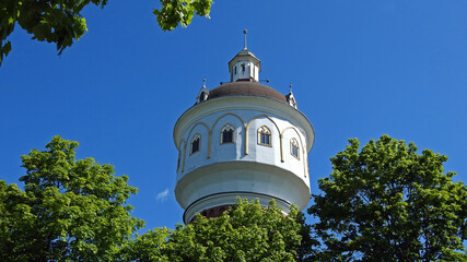 wieza cisnien swana tez wieza wodna wybudowana w 1895 roku w miescie elk wojewodztwo warminsko mazurskie w polsce © Jacek Sakowicz