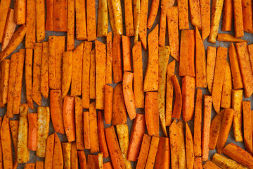 vegetables before baking
