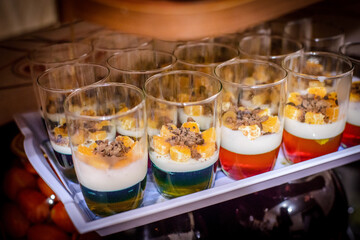 buffet table setting