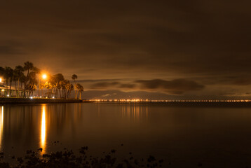 Fototapeta premium Night shot of the Bay