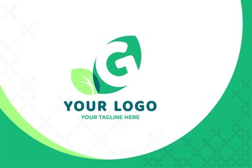 Green Alphabet Business Logo Template