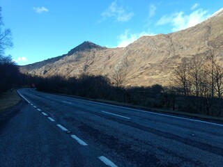 road in the mountains
