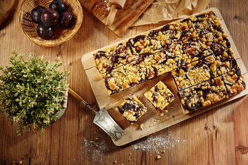 plum cake,Pflaumenkuchen