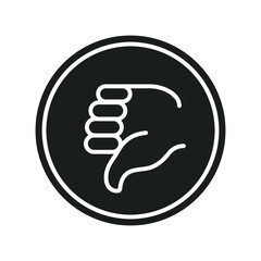 Obraz premium Like icon vector illustration isolated on white