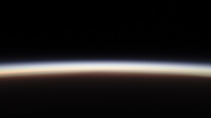 Cosmic landscape, beautiful science fiction wallpaper with endless deep space. 3D render