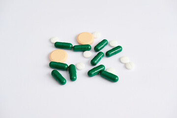 Take a lot of medicine when sick