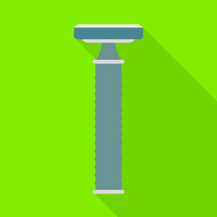 Vector design of shaver and safety logo. Web element of shaver and shave vector icon for stock.