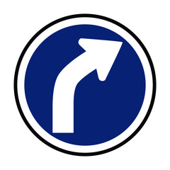 curve to left sign, curve to right signal, traffic signal and road sign