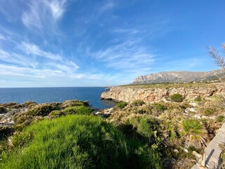 Fototapeta na wymiar view of the coast of Sicily 
