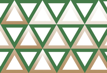 seamless pattern of green triangles