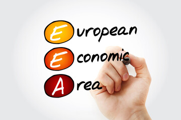 EEA - European Economic Area acronym, business concept background