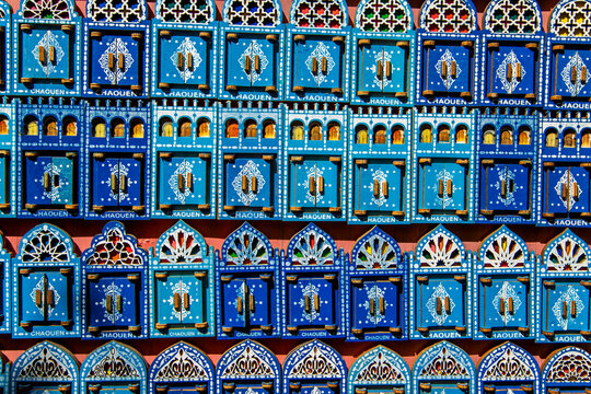 Bright magnets on the moroccan market.