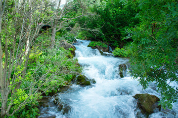 Tomara Waterfall in Gumushane, Turkey