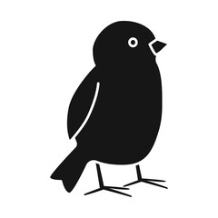 Vector illustration of bird and redstart symbol. Set of bird and decorative stock vector illustration.