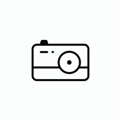 photo camera icon vector