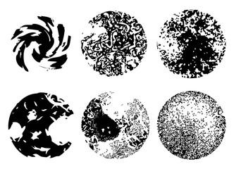 vector brush stroke circle grunge backgrounds