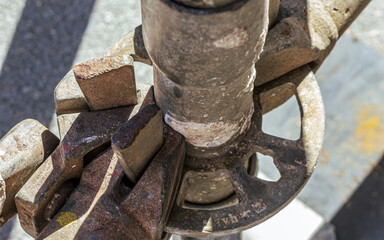 Metal building construction .scaffolding details