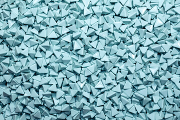 Abrasive particles for tumbling machine. The device for polishing.