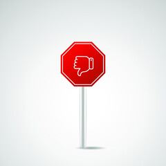 Like icon vector illustration isolated on white
