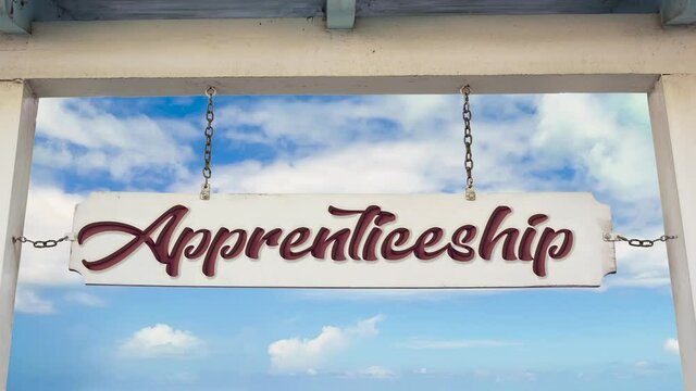 Street Sign the Way to Apprenticeship