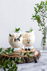 Light summer dessert made from whipped cream, meringues and fresh berries. Eaton mass