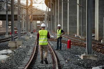 workers on the railway