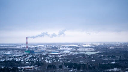 panorama of the city of Tallinn