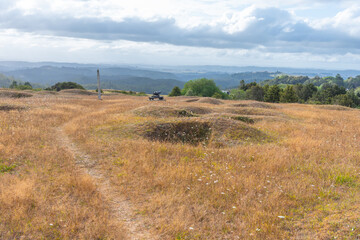 Ruapekapeka pa - ruins of a maori fortress in New Zealand