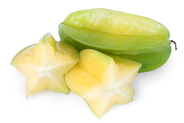 Star fruit carambola or star apple