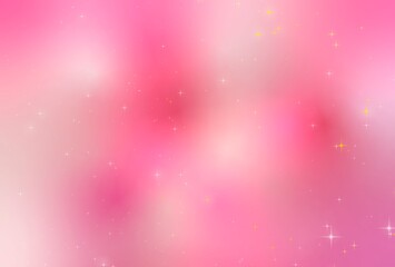 甘いピンク色な銀河の彼方