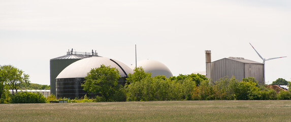 Biogasanlage zur Stromerzeugung und Energiegewinnung 