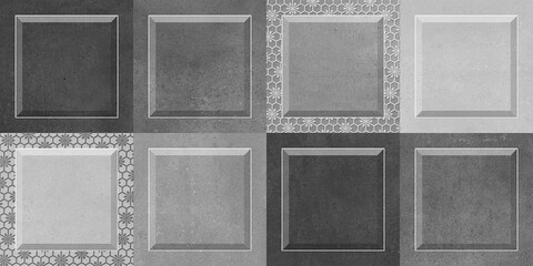 Digital wall tiles for bathroom and kitchen