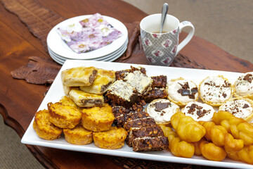 Tea time on a farm with koeksusters