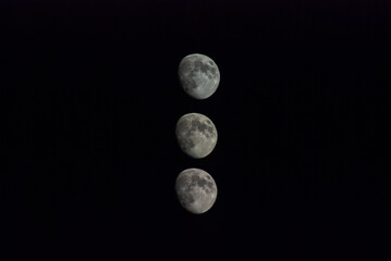 Moon multi exposure