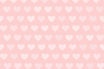 Seamless pattern with pink hearts. Background for valentines's day. Abstract love symbol wallpaper.