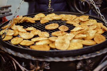 Traditional polish smoked cheese 