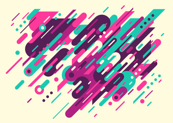 Abstract wallpaper template design in color. Vector illustration.