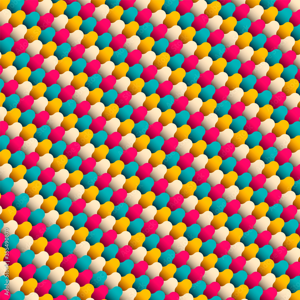 Poster background design made of retro style pattern in colors. retro texture. vector illustration.