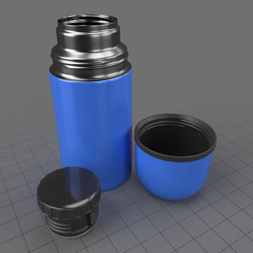 Open small vacuum flask