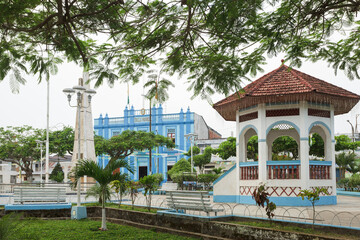 The city of Yurimaguas is one of the main cities in the northern jungle of Peru.