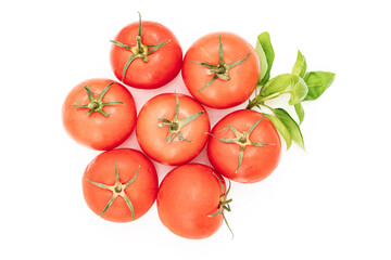 Fresh Tomatoes isolated on white background