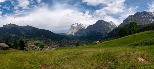 Panorama of Grindelwald