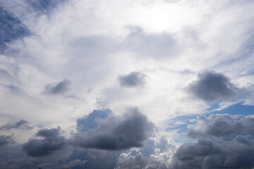 Obraz premium blue sky with clouds