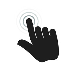 Hand Touch icon vector. Touch icon vector