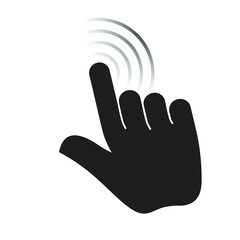 Hand Touch icon vector. Touch icon vector