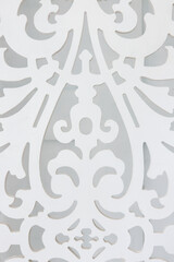 white carved wood texture with patterns