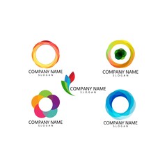circle logo vector