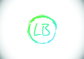 Initial Monogram Letter LB Logo Design Vector Template. L B Letter Logo Design 