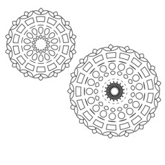 round lace ornament